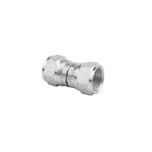 Adaptador hidráulico giratório reto JIC fêmea